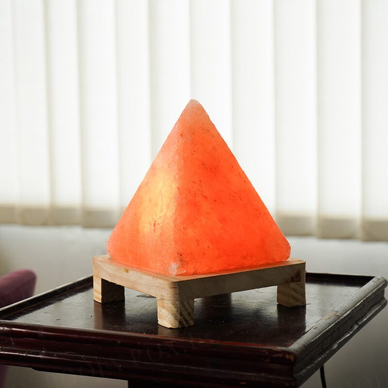Himalayan Pink Salt Pyramid Glow Lamp