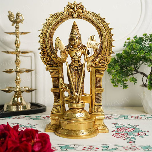 Lord Kartikeya Brass Idol