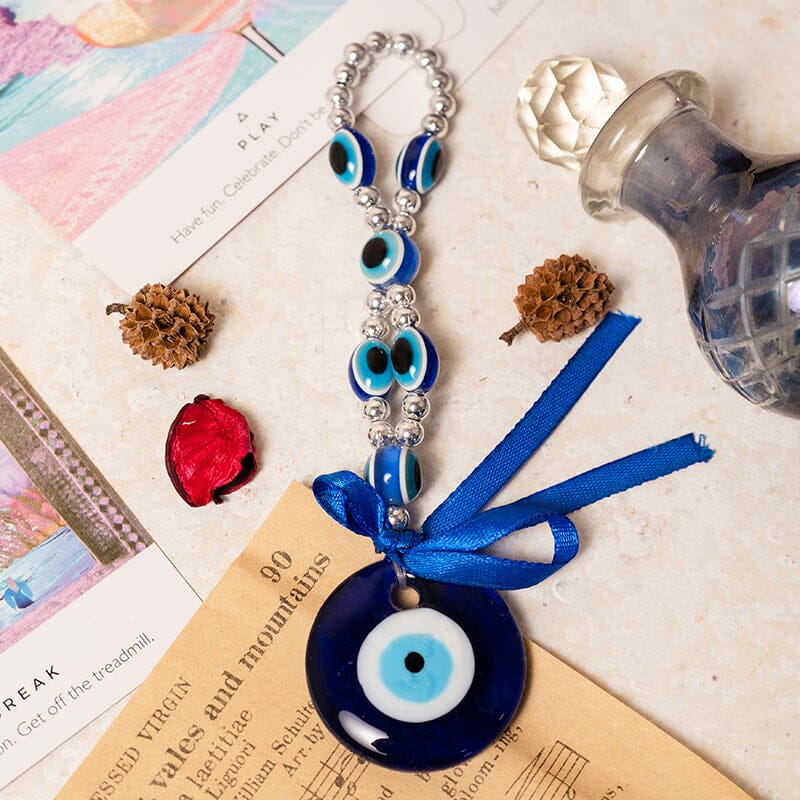 Turkish Evil Eye Beaded Wall Hanging Amulet