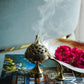 Handcrafted Mini Brass Chirag Dhuni/Fumer