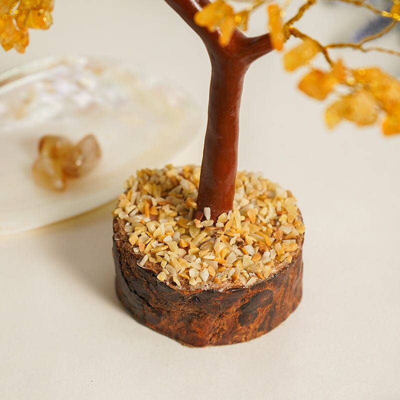 Citrine Crystal Healing Stone Tree for Health