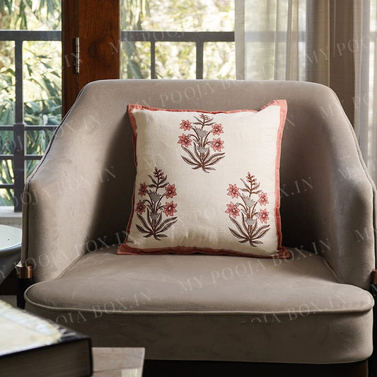 Blooming Jasmine Cushion Cover
