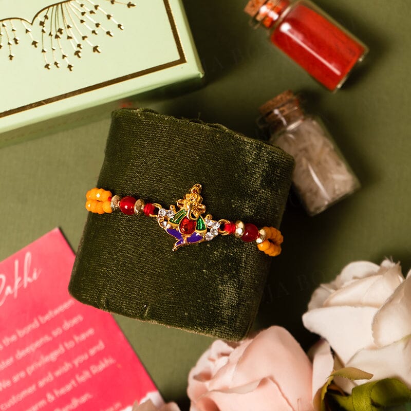 Vivid ganesha rakhi 
