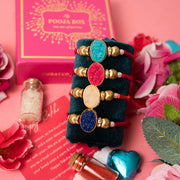 Trendy Stone Rakhi (Set of 4)