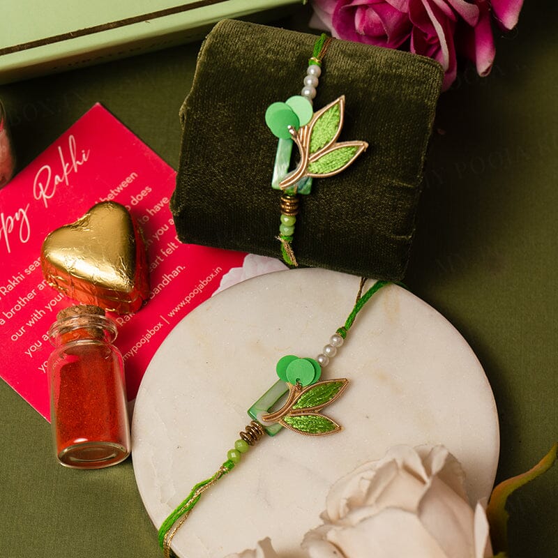 Stunning Leafy Rakhi