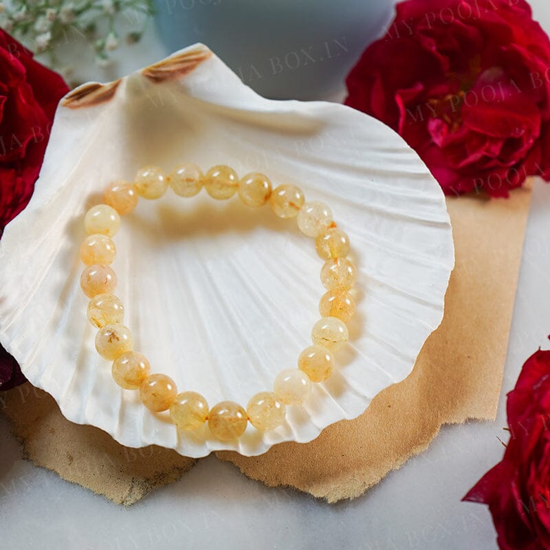 Citrine Crystal Healing Bracelet | Stone of Wealth & Success
