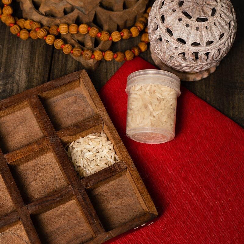 Akshata Rice Buy Akshat Rice - Pooja Samagri - Online in India - My Pooja Box