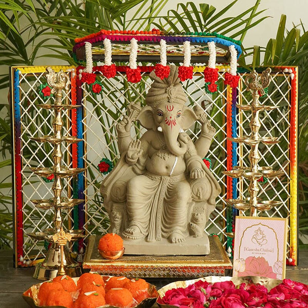 1.2FEET Siddhipriya Eco-Friendly Ganpati | Plant-A-Ganesha