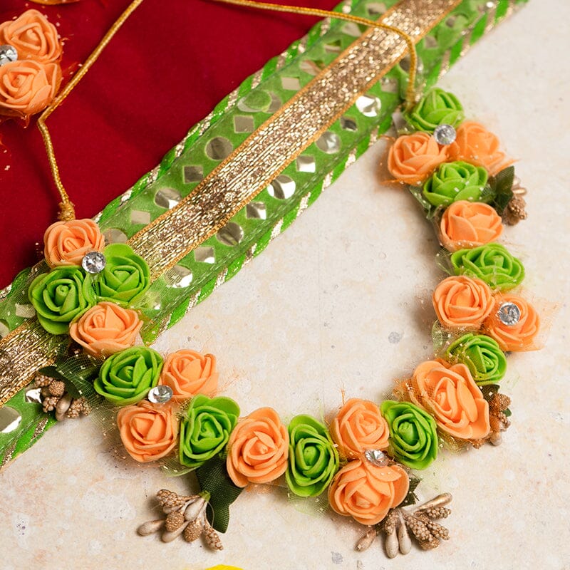 Fancy Handmade Floral Jewellery Set