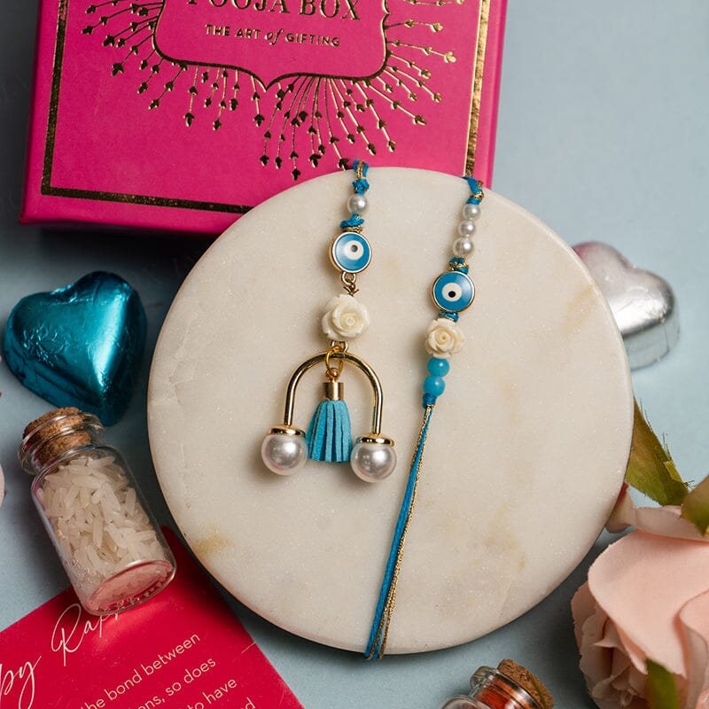 Fanciable Evil Eye Bhaiya Bhabhi Rakhi