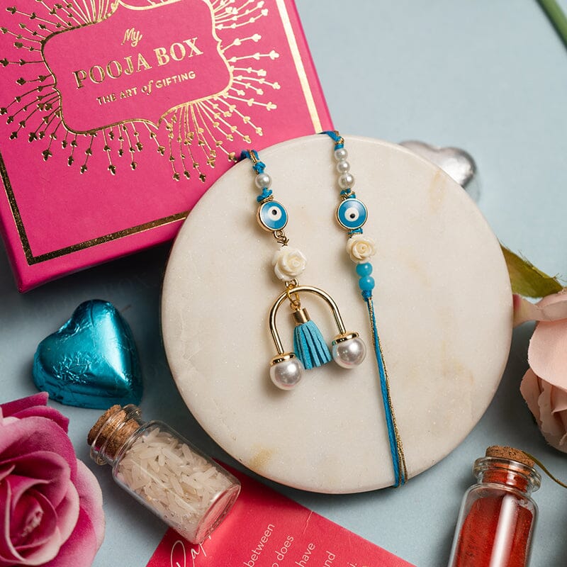 Fanciable Evil Eye Bhaiya Bhabhi Rakhi
