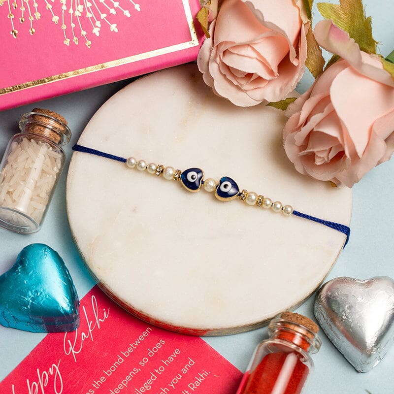 Evil Eye Pearl Rakhi