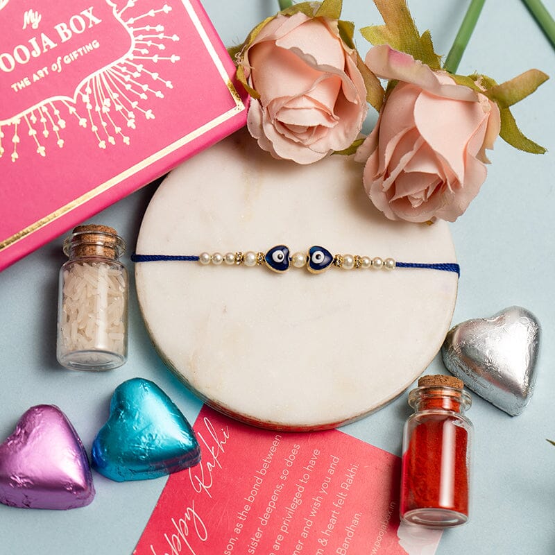 Evil Eye Pearl Rakhi