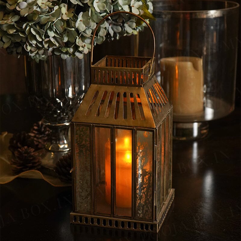 Glimmer Wander Antique Glass Lantern