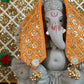 Traditional Mustard Patka/Dupatta - 30cm