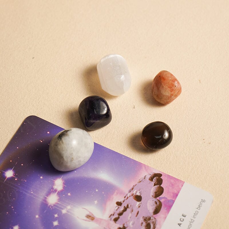 Stress Release Crystal Healing Tumble Stone Set