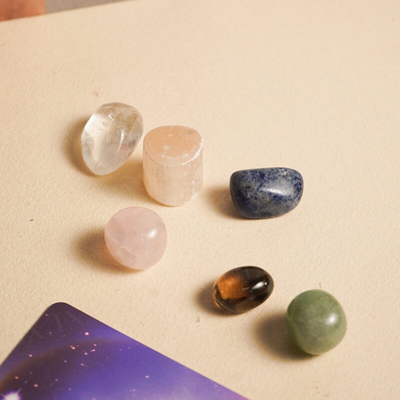 Anger Management Crystal Healing Tumble Stone Set