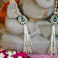 80CM Elegant Peacock Pearl Tassel Patka