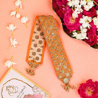 Traditional Mustard Patka/Dupatta - 30cm