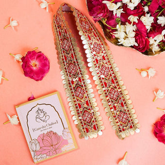 Royal Red Patka/Dupatta - 55cm