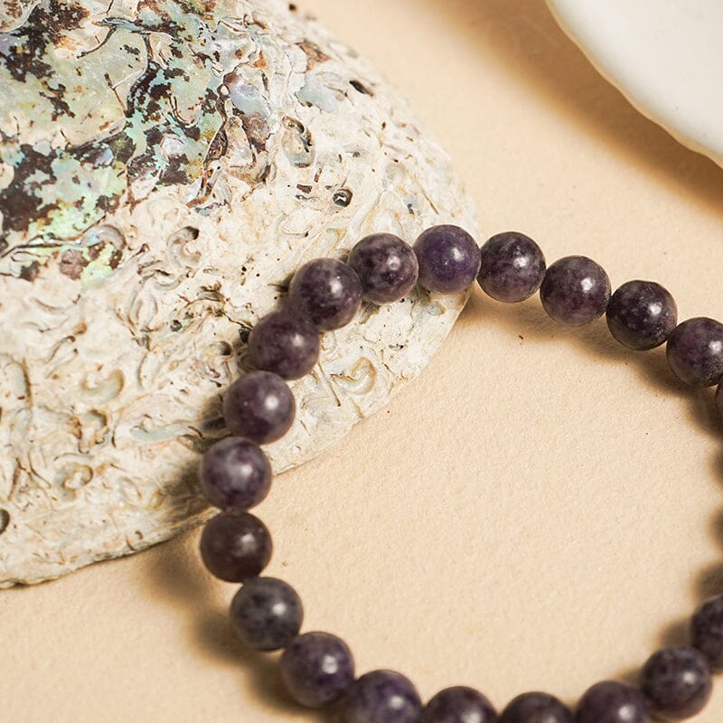 Lepidolite Crystal Healing Bracelet | Stress, Anxiety & Self-Esteem