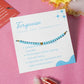 Turquoise Healing Crystal Rakhi