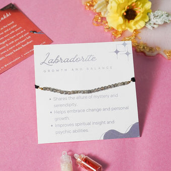 Labradorite Healing Crystal Rakhi