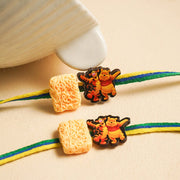Pooh And Tiger Quirky Rakhi (Set of 2)