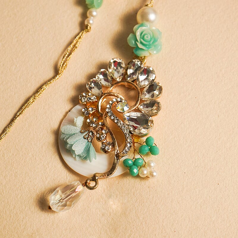 Glittering Bhaiya Bhabhi Rakhi Set
