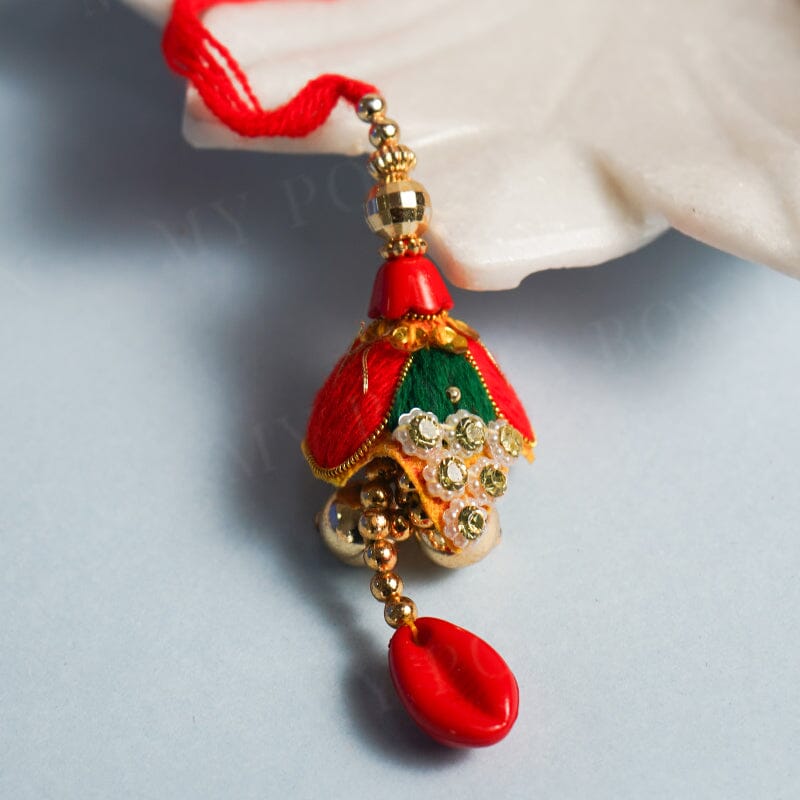 Embroidered Handcrafted Bhaiya Bhabhi Rakhi Lumba