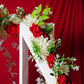 Artificial Red Flowers Phool Darbaar / Backdrop