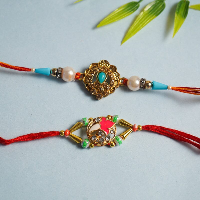 Magnificent Diamond Rakhi (Set of 2)