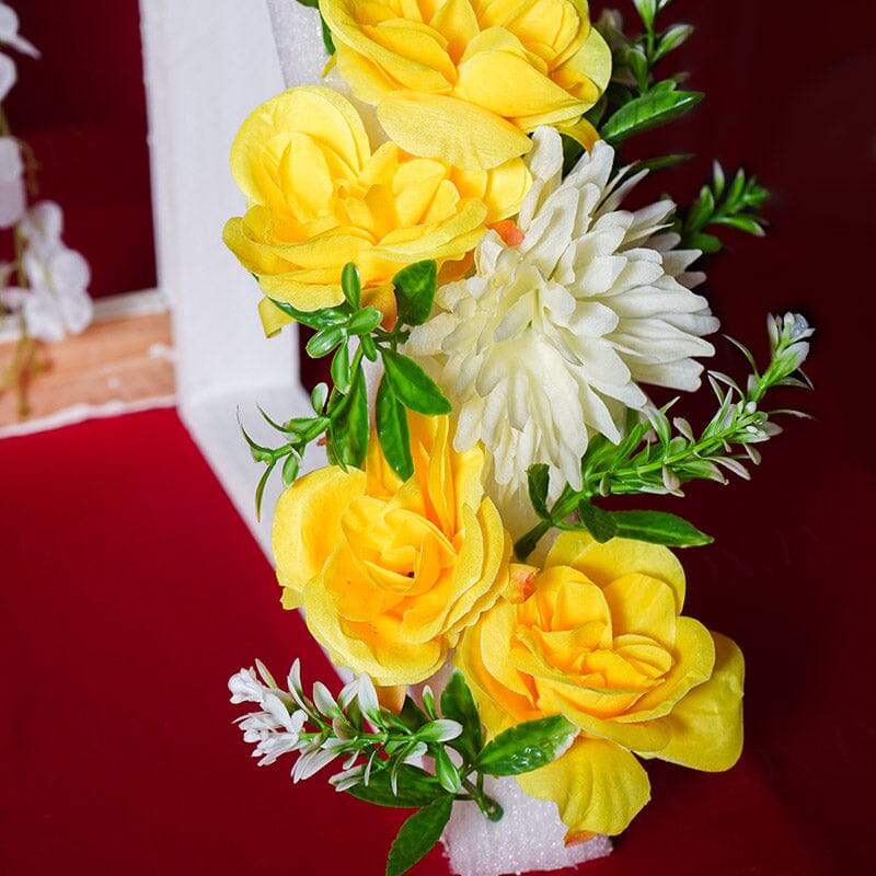 Artificial Yellow Flowers Phool Darbaar / Backdrop
