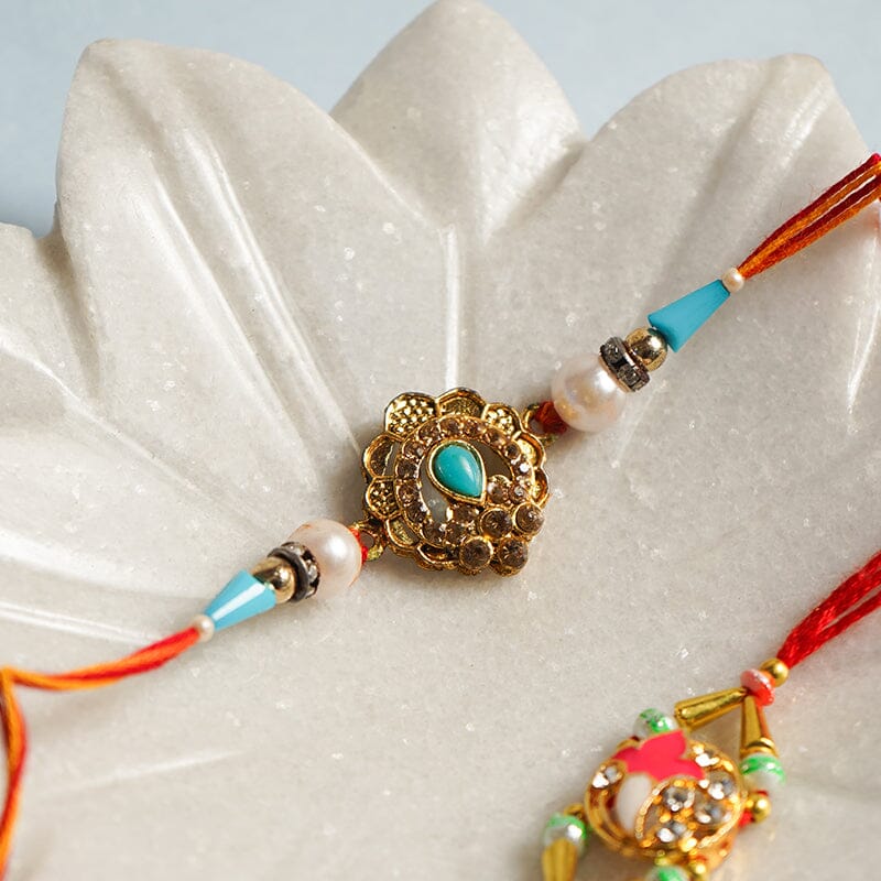 Magnificent Diamond Rakhi (Set of 2)
