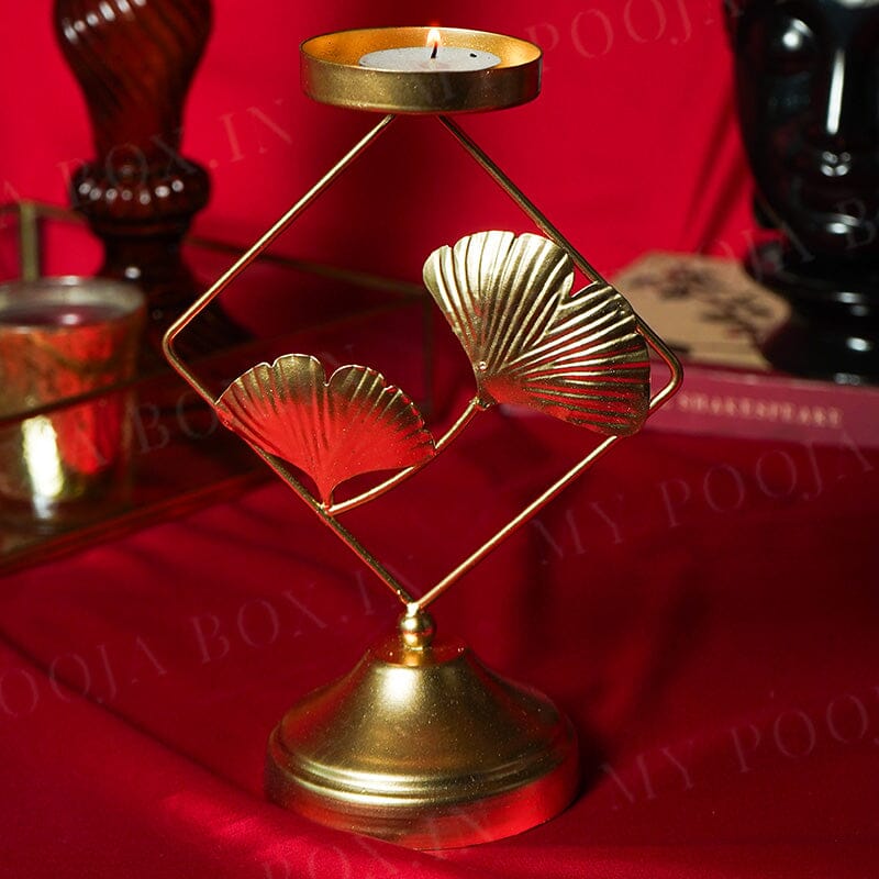 Luxury Leaf T-Light Holder