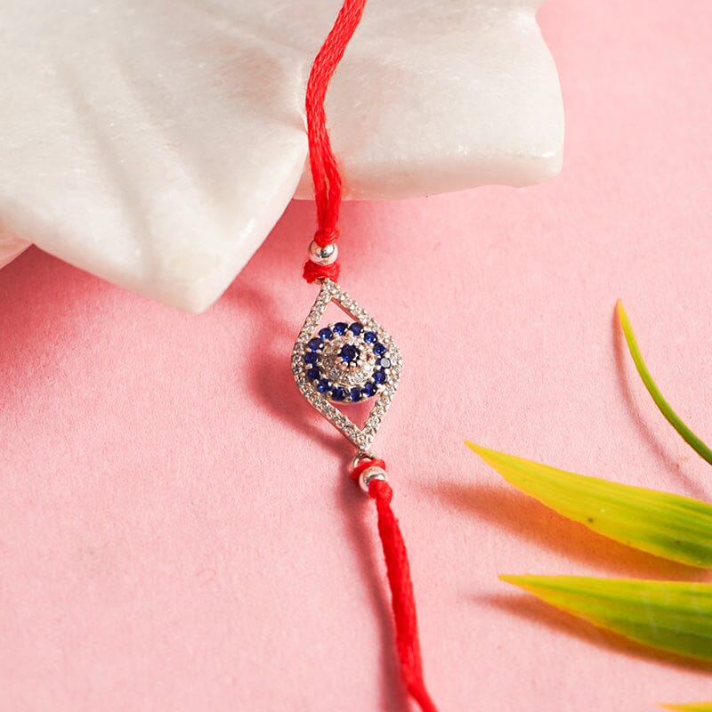925 Silver Evil Eye Rakhi