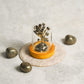 Pyrite Tree Healing Crystal Glass Showpiece