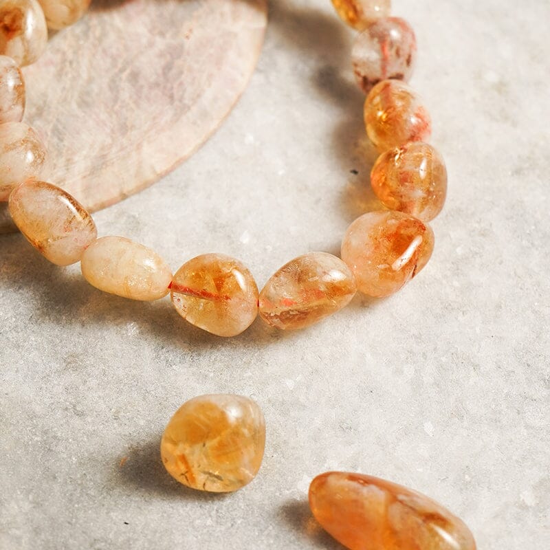 Citrine Healing Crystal Bracelet For Attract Wealth