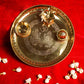 Elegant Ganesh Laxmi Brass Pooja Thali