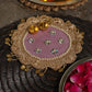 Light Pink Pooja Thali 6''