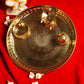 Elegant Ganesh Laxmi Brass Pooja Thali