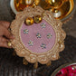 Light Pink Pooja Thali 6''
