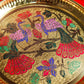 Traditional Minakari Brass Pooja Thali Set