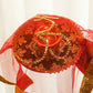 Om Red Divine Thali Cover