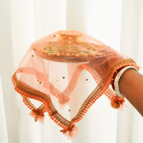 Pesca Thali Cover
