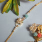 Stylish Pearl Bhaiya Bhabhi Rakhi Set