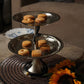 Black Twig 2 Tier Cake Stand