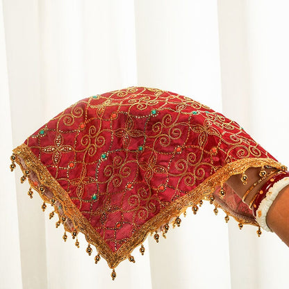 Traditional Square Thali Cover
