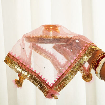 Fiorenza Pink Thali Cover