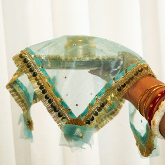 Fresco Mint Green Thali Cover
